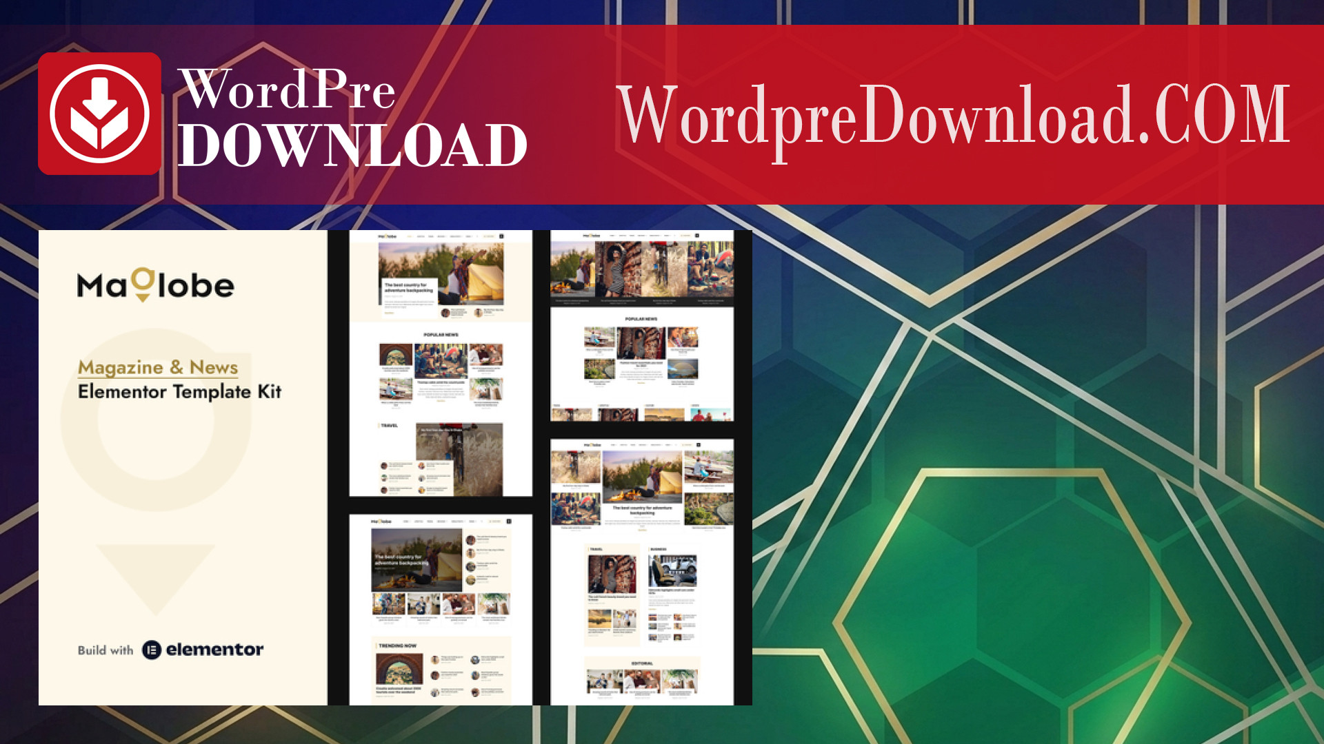 Maglobe – Magazine and News Elementor Template Kit – WordpreDownload.COM