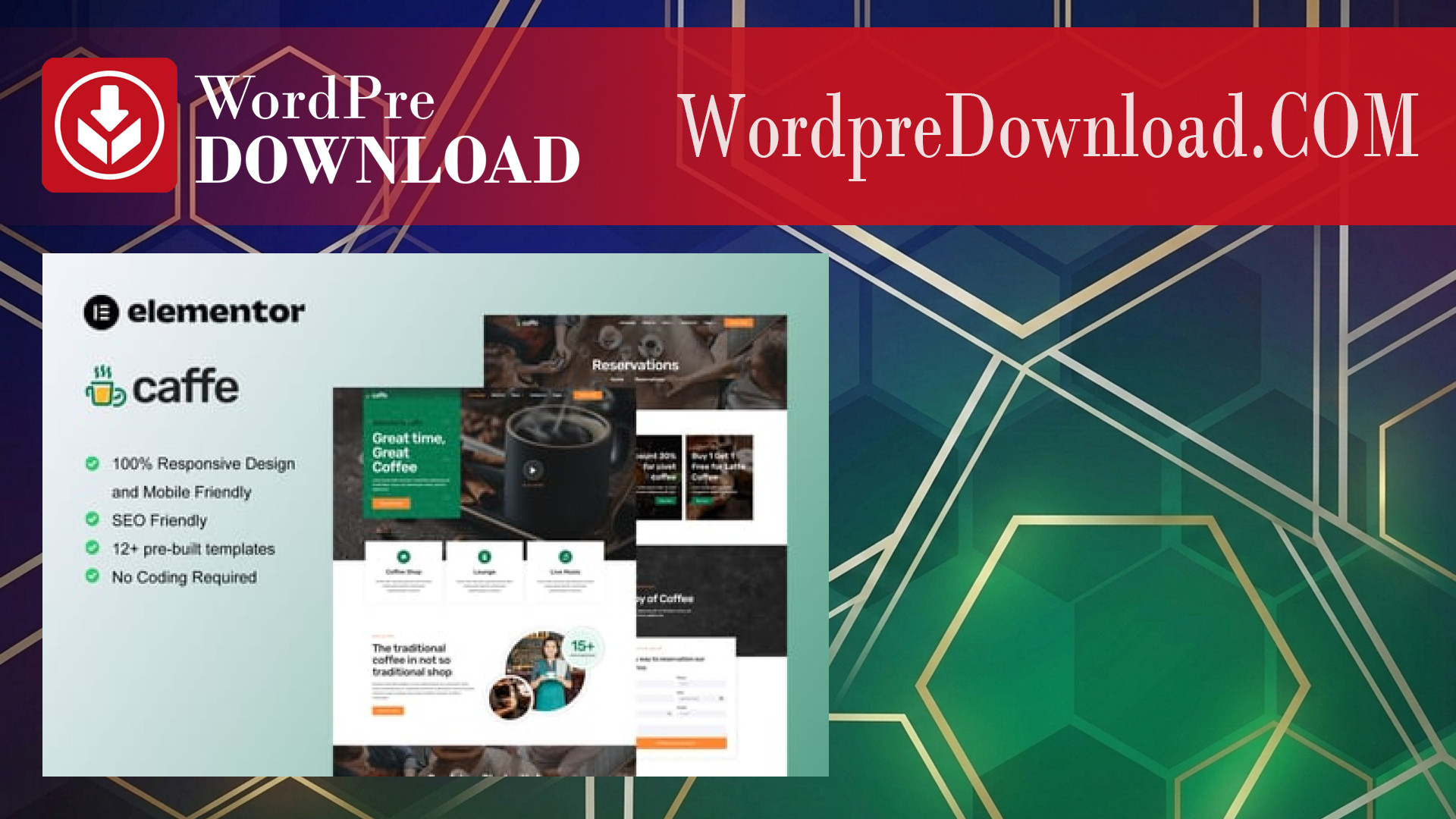 Caffe – Coffee Shop & Cafe Elementor Template Kit – WordpreDownload.COM