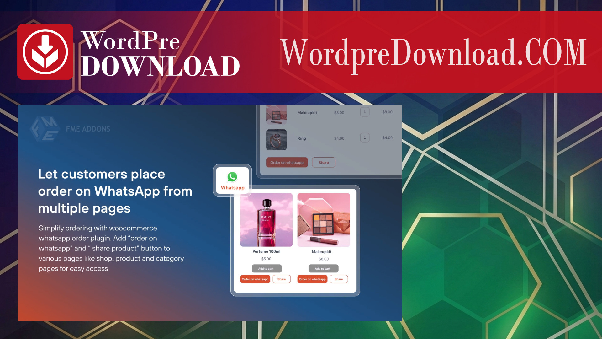 WooCommerce WhatsApp Order – WordpreDownload.COM