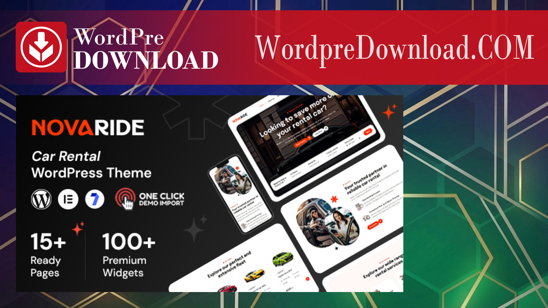 Novaride – Car Rental WordPress Theme – WordpreDownload.COM