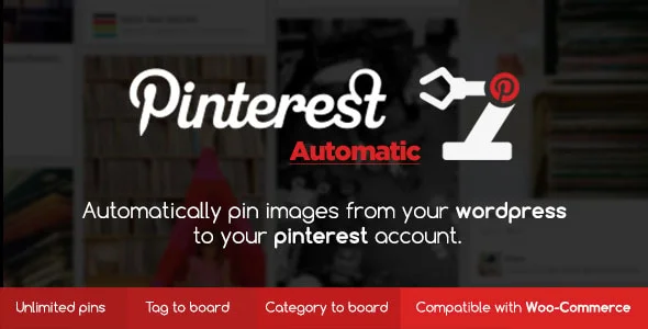 Pinterest Automatic Pin WordPress Plugin – WordpreDownload.COM