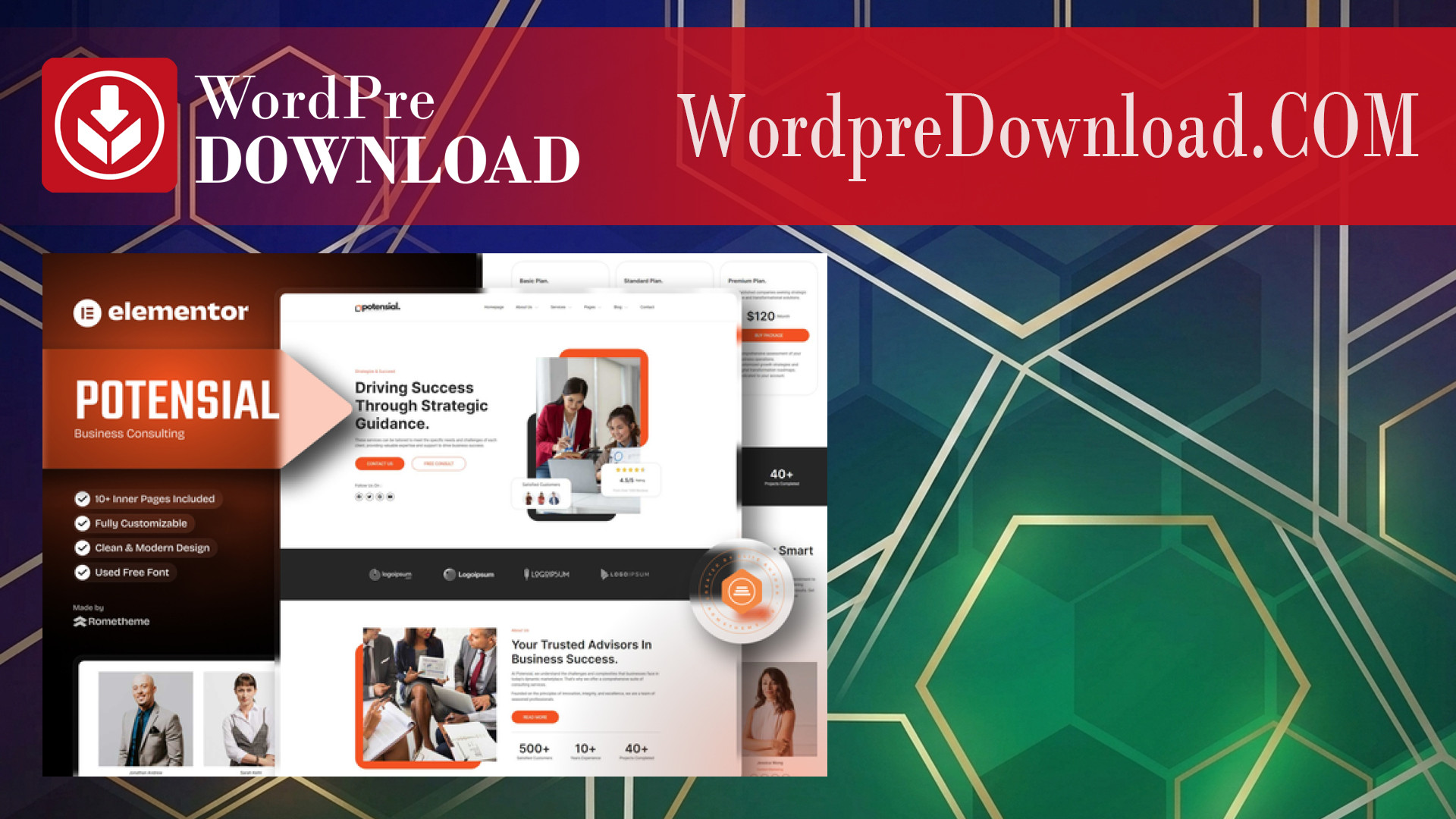 Potensial – Business Consulting Elementor Template Kit – WordpreDownload.COM