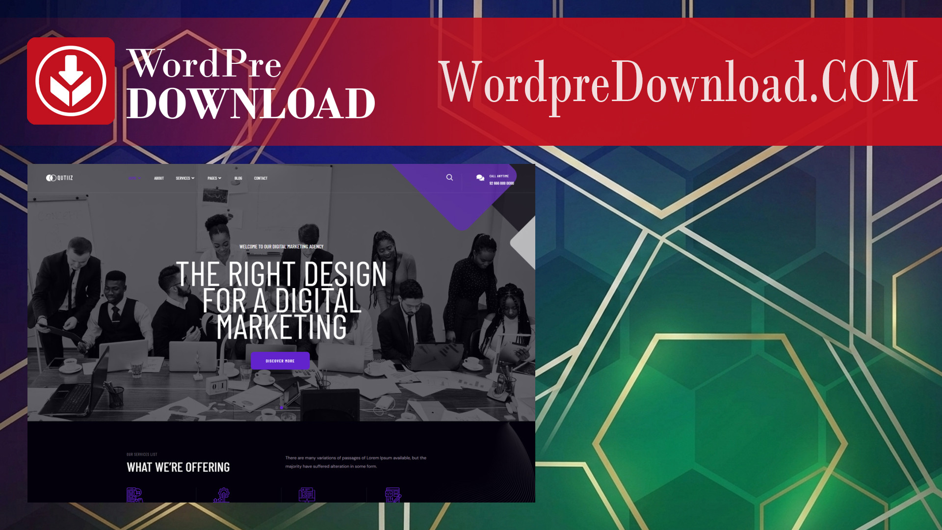 Qutiiz – Digital Marketing Agency Template Kit – WordpreDownload.COM