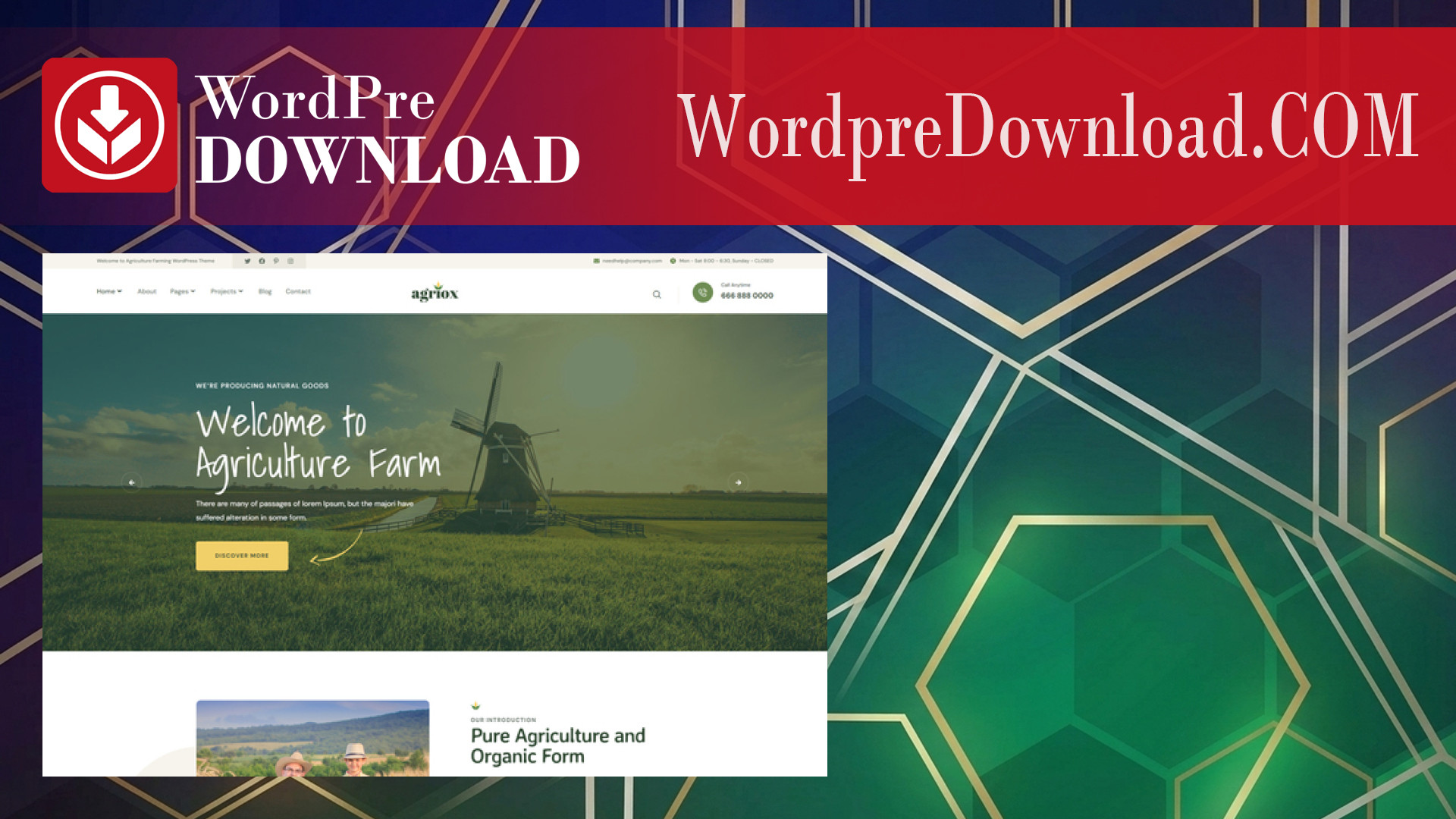 Agriox – Agriculture Farming Template Kit – WordpreDownload.COM