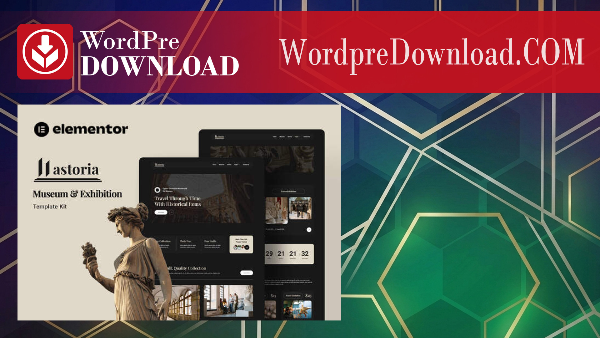 Lastoria – Museum and Exhibition Elementor Template Kit – WordpreDownload.COM