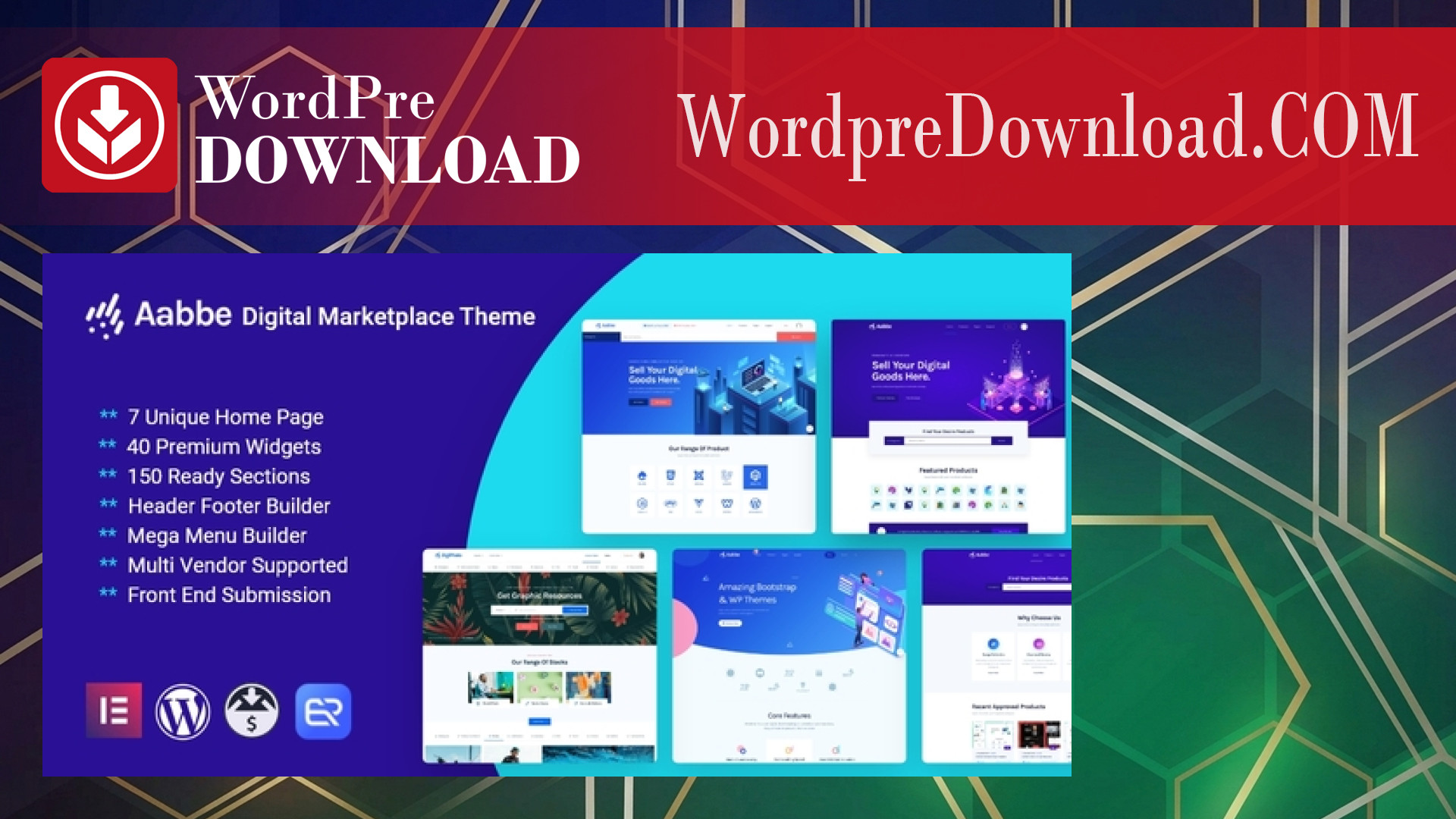 Aabbe – Digital Marketplace WordPress Theme – WordpreDownload.COM