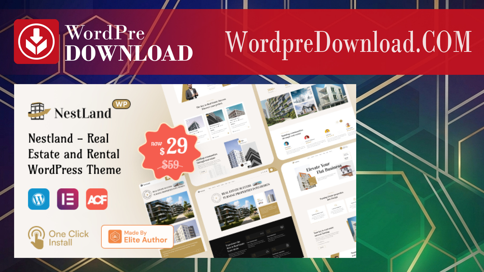 NestLand – Real Estate WordPress Theme – WordpreDownload.COM