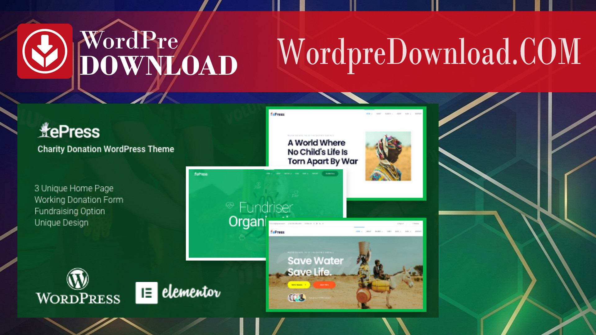 ePress – Nonprofit Charity WordPress Theme – WordpreDownload.COM