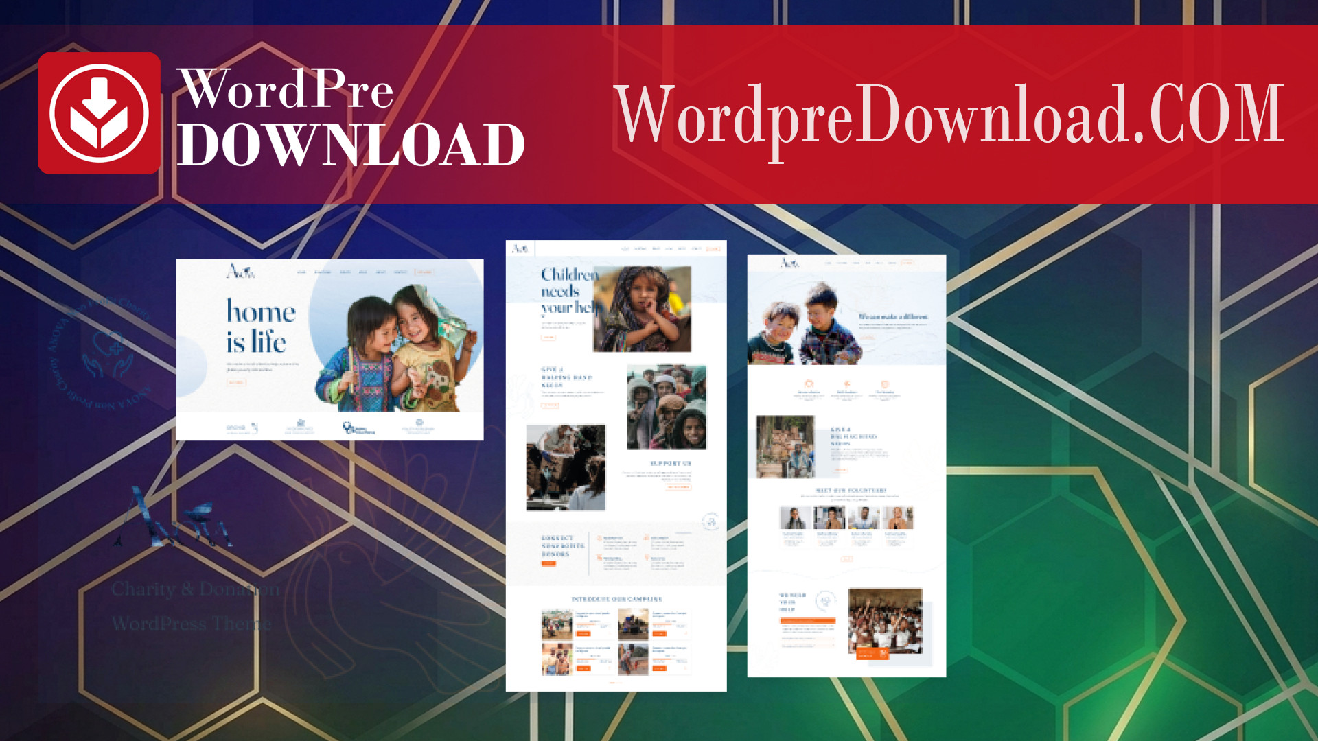 Anova – Charity and Donation WordPress Theme – WordpreDownload.COM