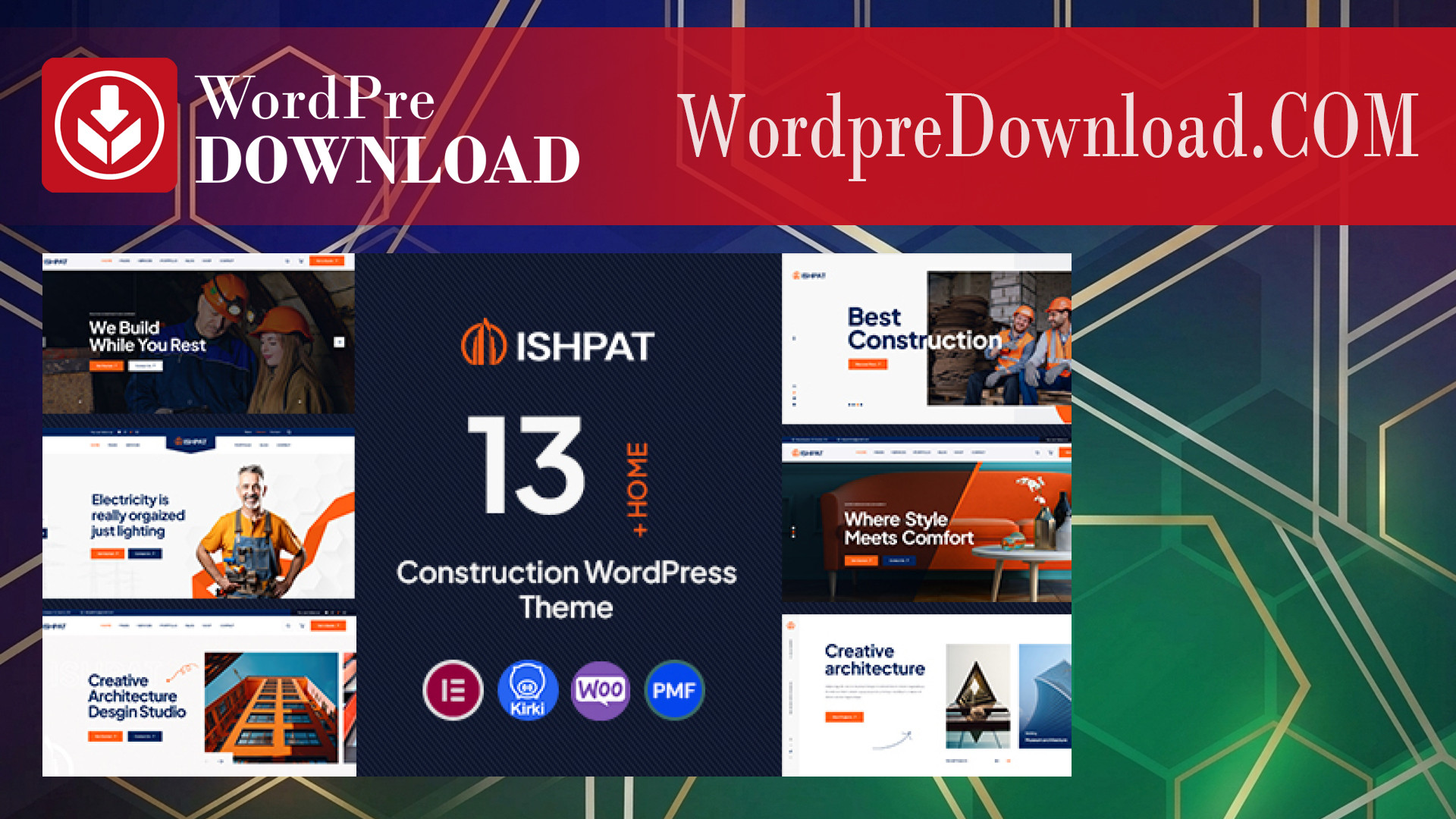 Ishpat – Construction WordPress Theme – WordpreDownload.COM