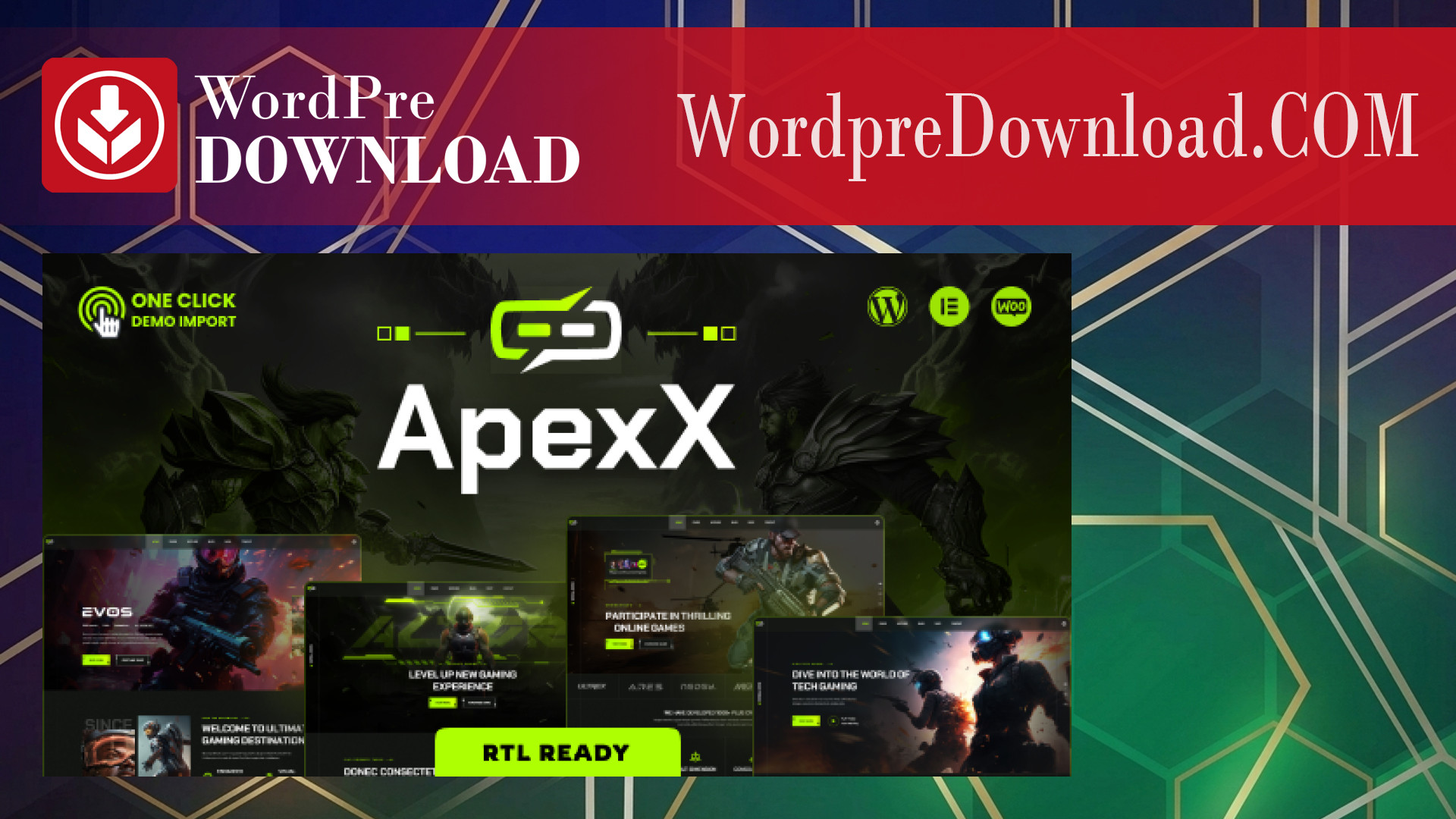 ApexX – Esports and Gaming WordPress Theme – WordpreDownload.COM