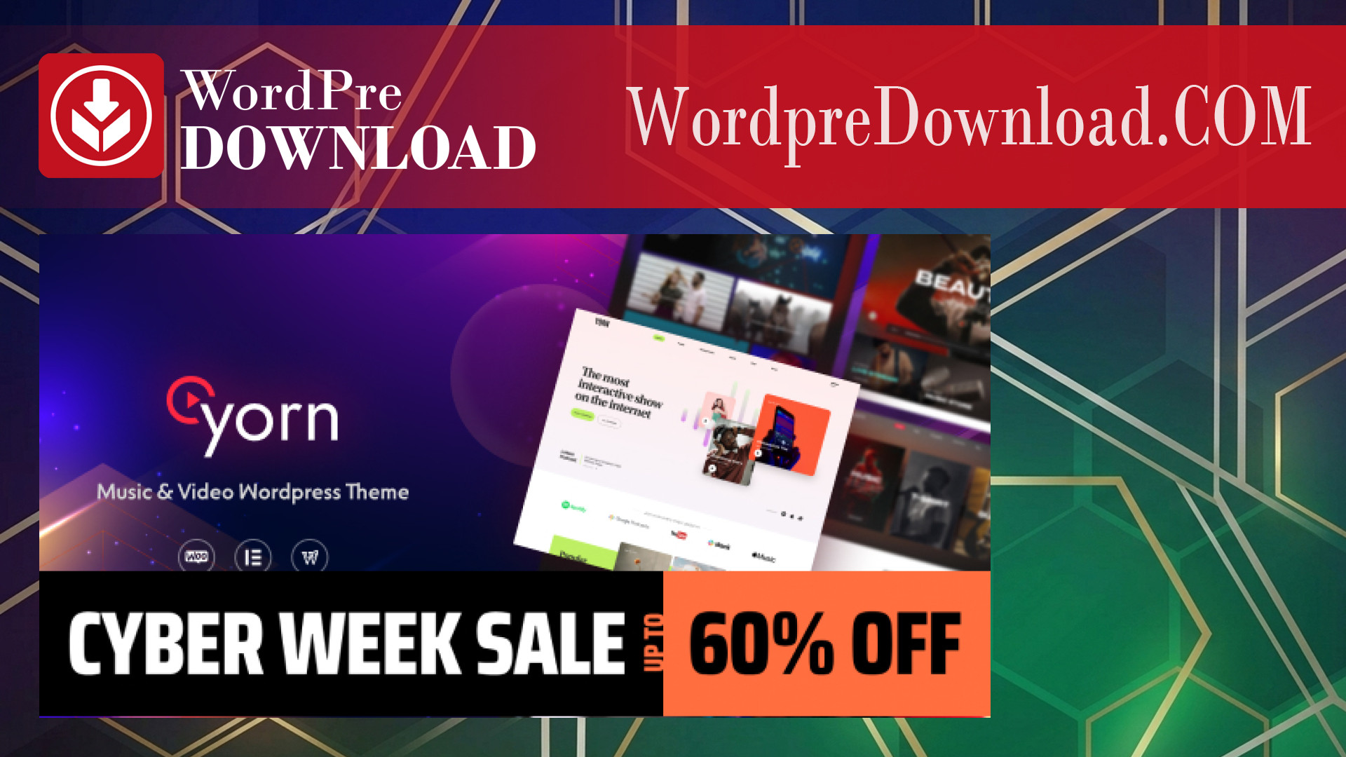 Yorn – Music and Video WordPress Theme – WordpreDownload.COM