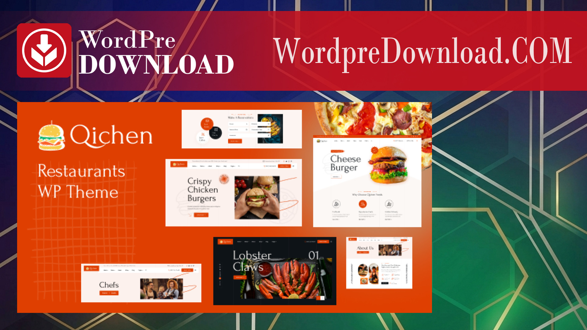 Qichen – Restaurant WordPress Theme – WordpreDownload.COM