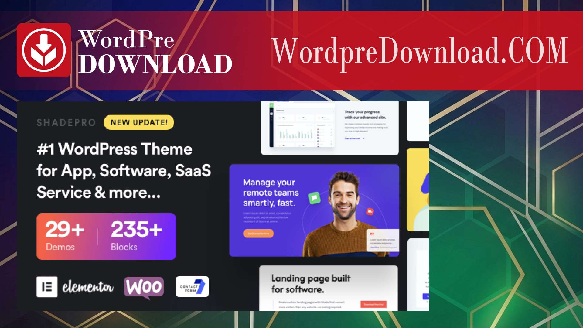 ShadePro – Startup and SaaS WordPress Theme – WordpreDownload.COM