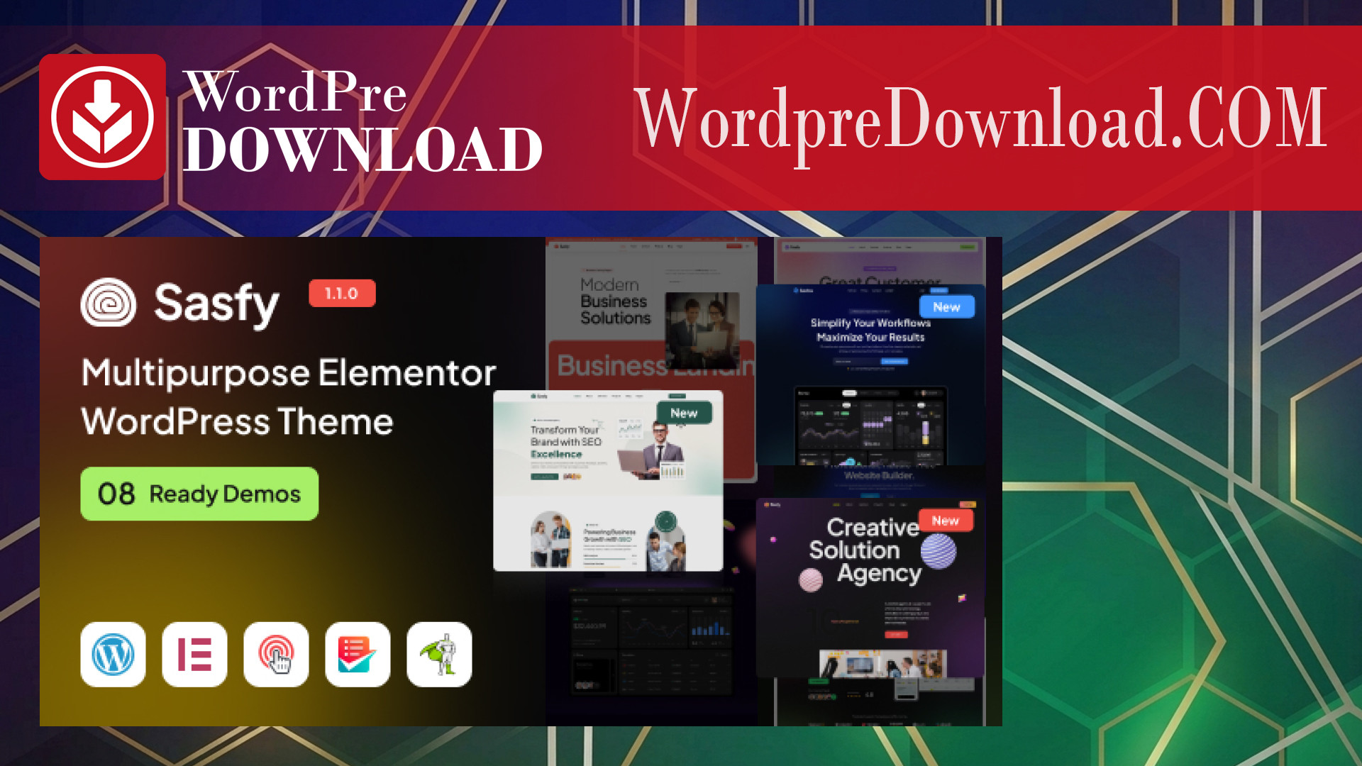 Sasfy – Multipurpose Elementor WordPress Theme – WordpreDownload.COM