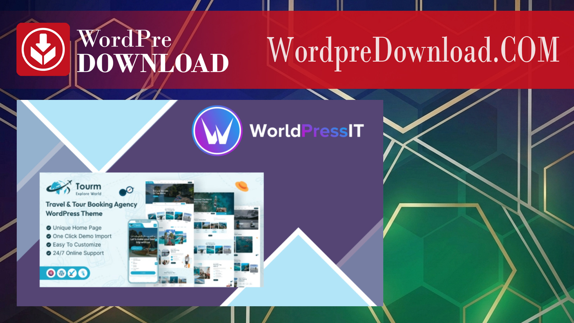 Tourm – Travel and Tour Booking Agency WordPress Theme – WordpreDownload.COM