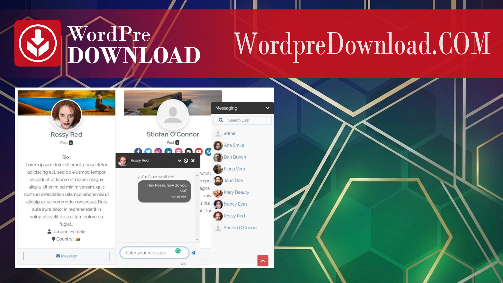 UsersWP – Private Messaging – WordpreDownload.COM