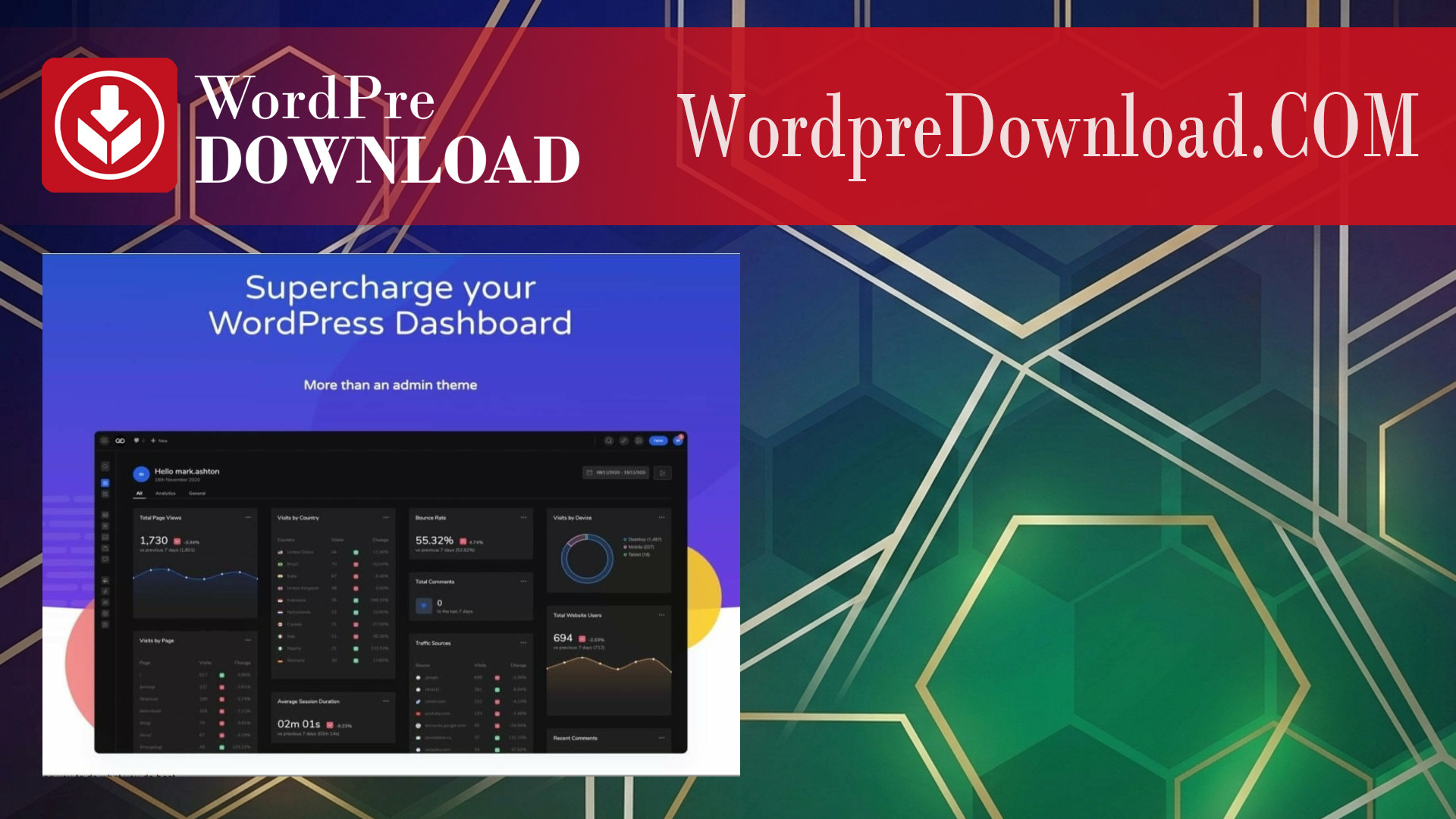 UiPress (formerly WP Admin 2020) – Modern WordPress Dashboard Theme – WordpreDownload.COM
