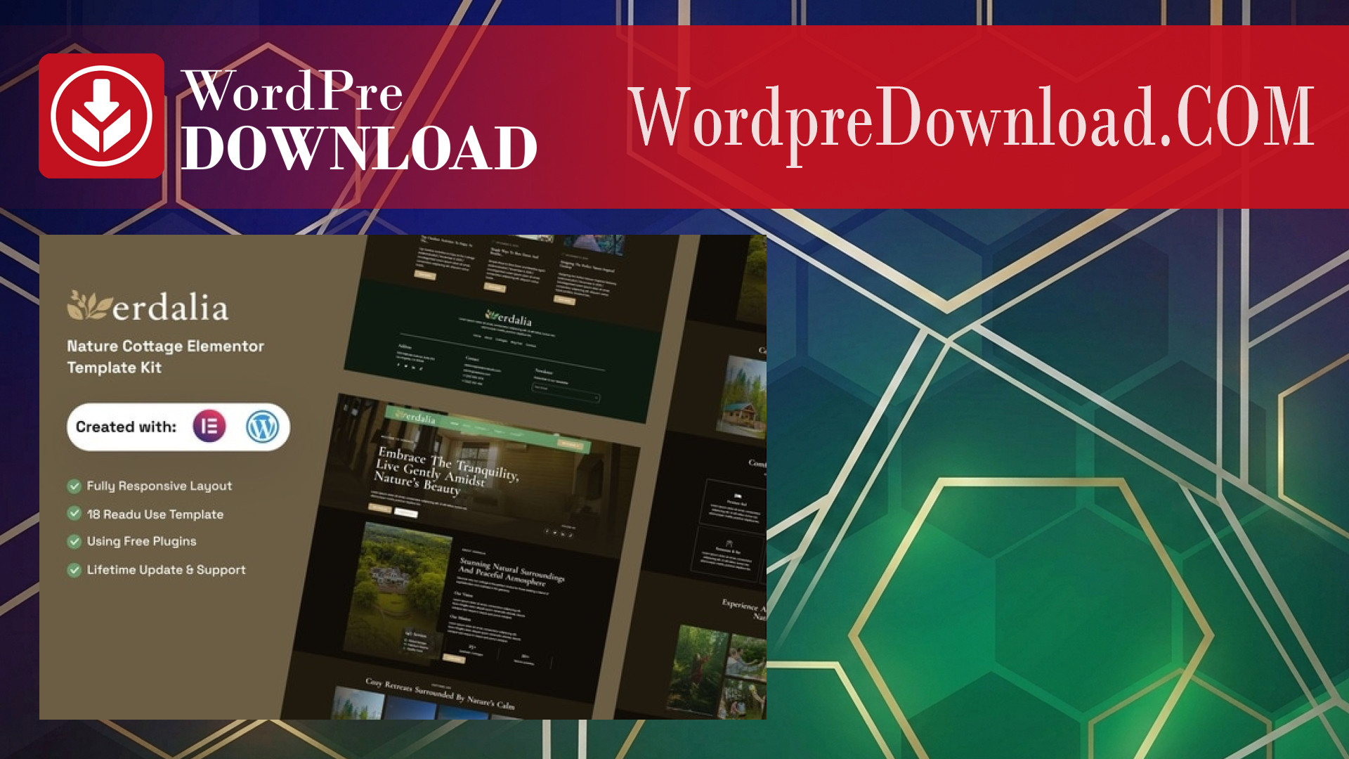 Verdalia – Nature Cottage Elementor Template Kit – WordpreDownload.COM