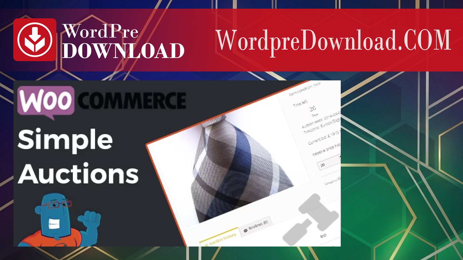 WooCommerce Simple Auctions – WordpreDownload.COM