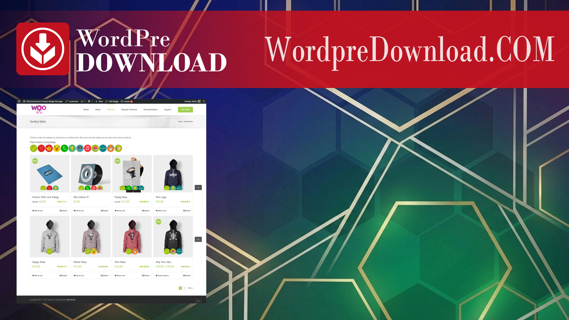 WooCommerce Product Badge Manager – WordpreDownload.COM