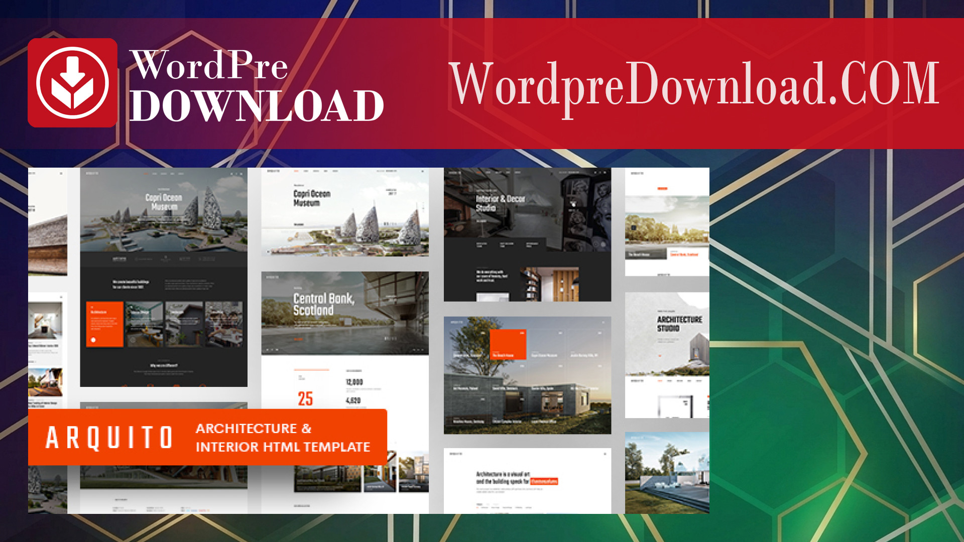 Arquito – 3D Architecture and Interior WordPress Theme – WordpreDownload.COM