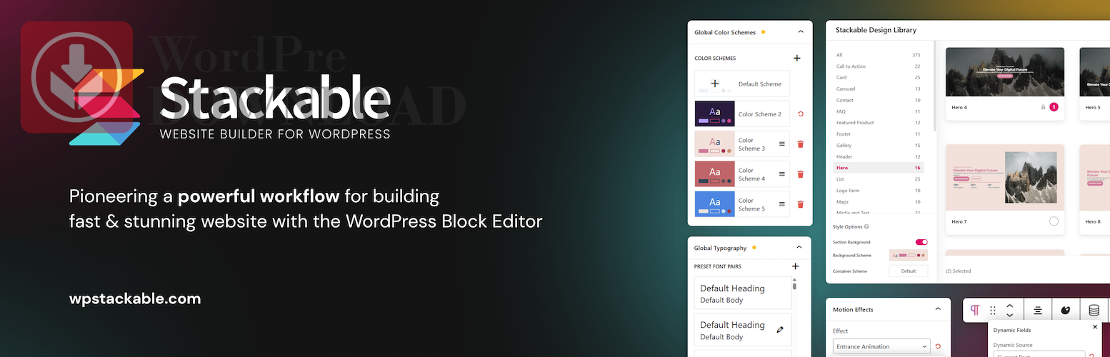 Stackable Premium – WordPress Block Editor – WordpreDownload.COM