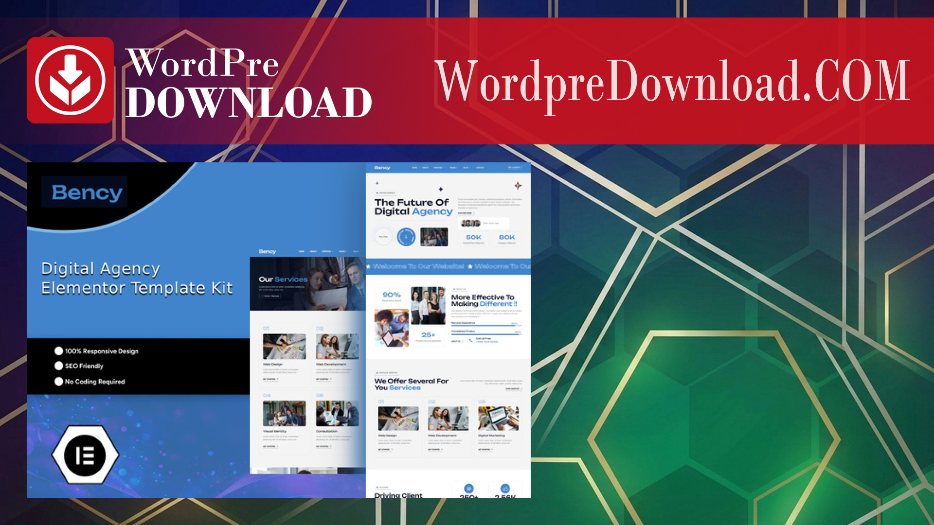 Bency – Digital Agency Elementor Template Kit – WordpreDownload.COM