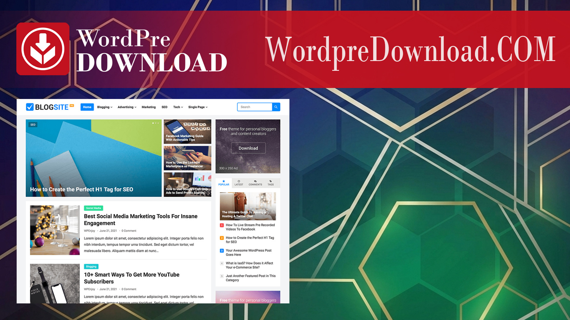 BlogSite Pro – WordpreDownload.COM