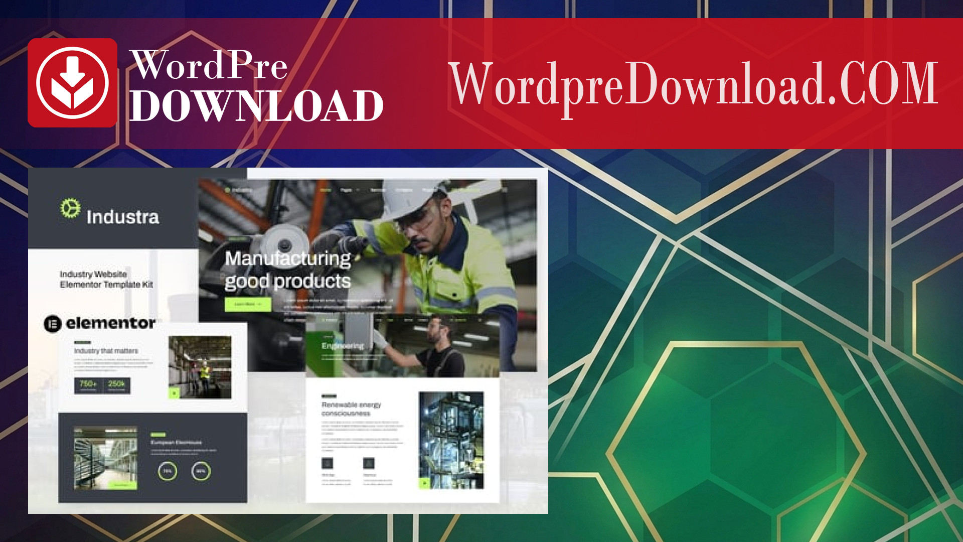 Industra – Industry and Manufacturing Elementor Template Kit – Wordpredownload.com