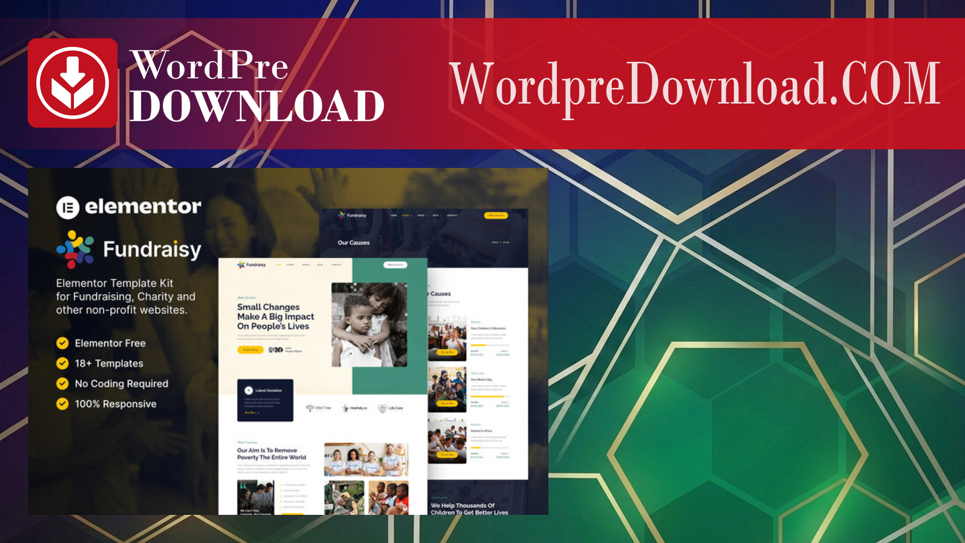 Fundraisy – Charity and Fundraising Elementor Template Kit – WordpreDownload.COM