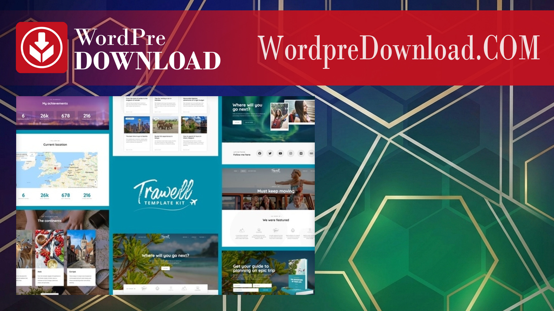 Trawell – Travel Blog Elementor Template Kit – WordpreDownload.COM