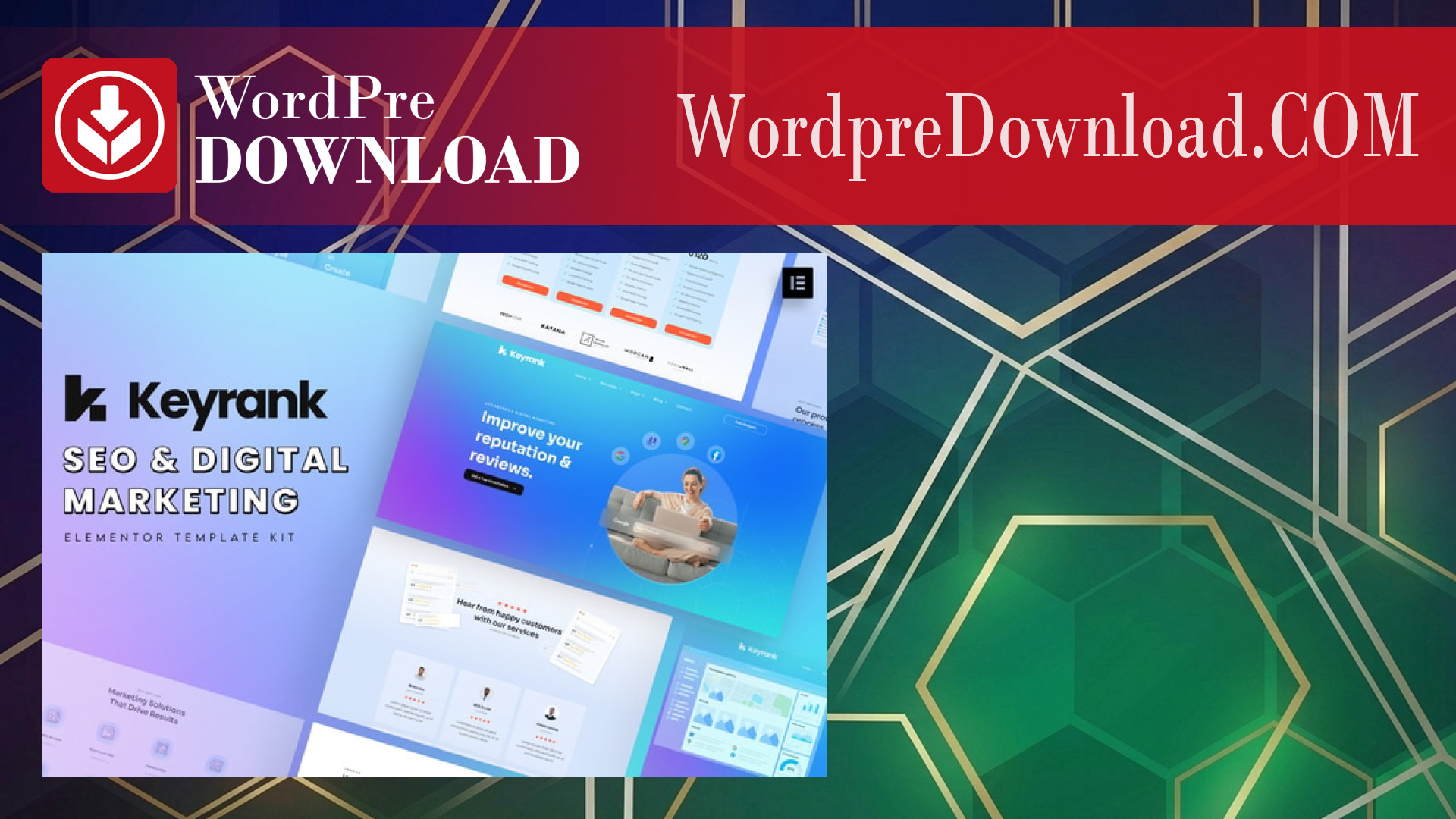 Keyrank – SEO and Digital Marketing Agency Template Kit – WordpreDownload.COM