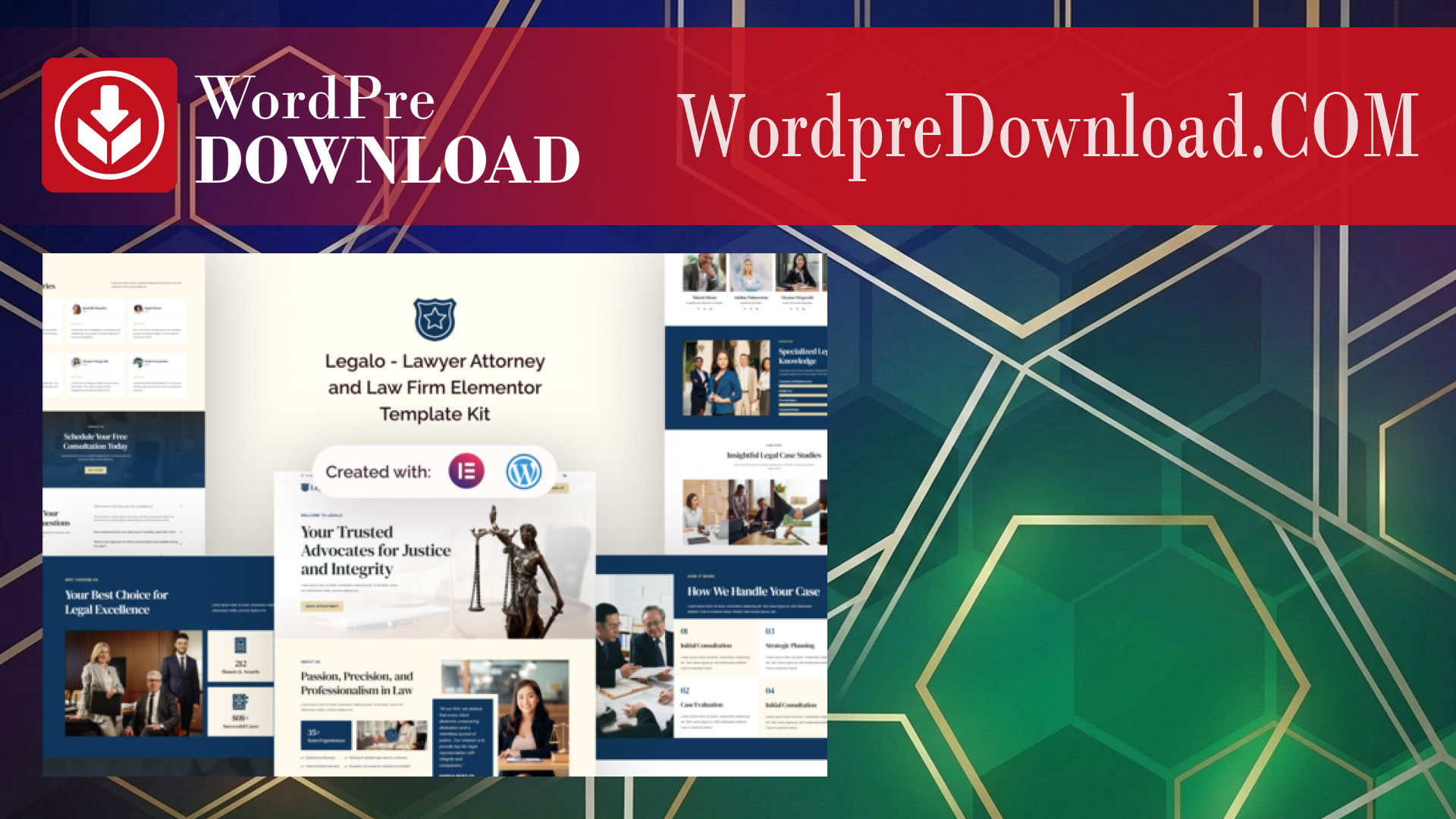 Legalo – Lawyer Attorney and Law Firm Elementor Template Kit – WordpreDownload.COM