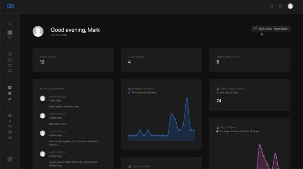 WP Admin 2020 Modern Admin Dashboard – WordpreDownload.COM