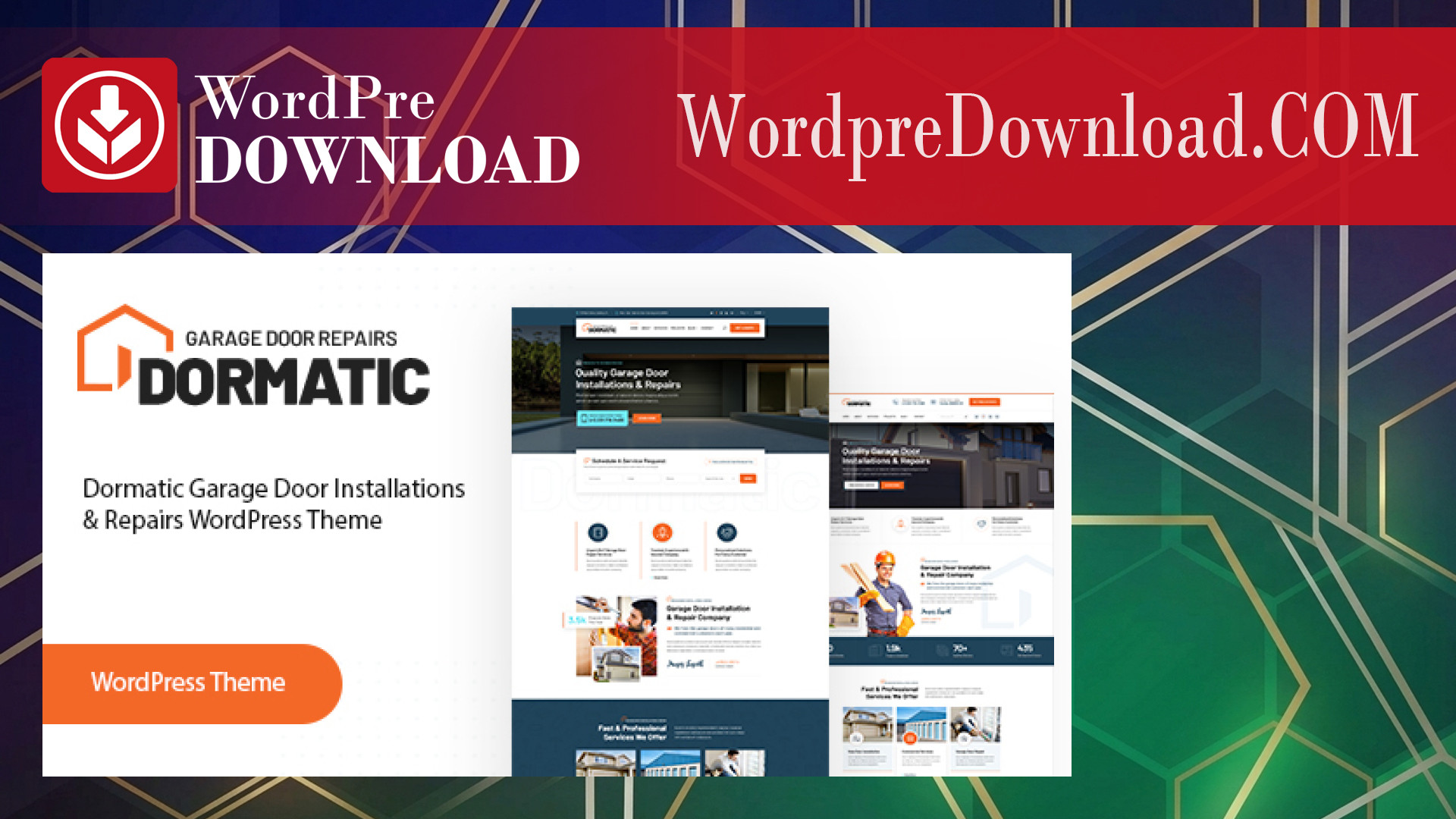 Dormatic – Garage Door Repair WordPress Theme – WordpreDownload.COM