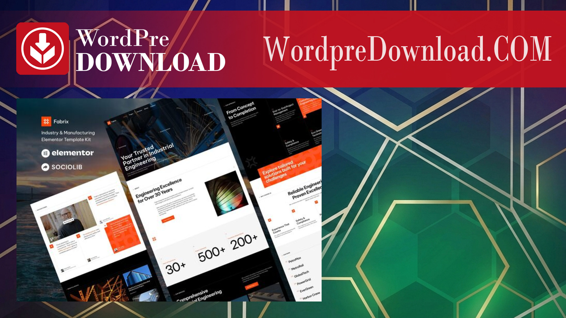 Fabrix – Industry and Manufacturing Elementor Template Kit – WordpreDownload.COM