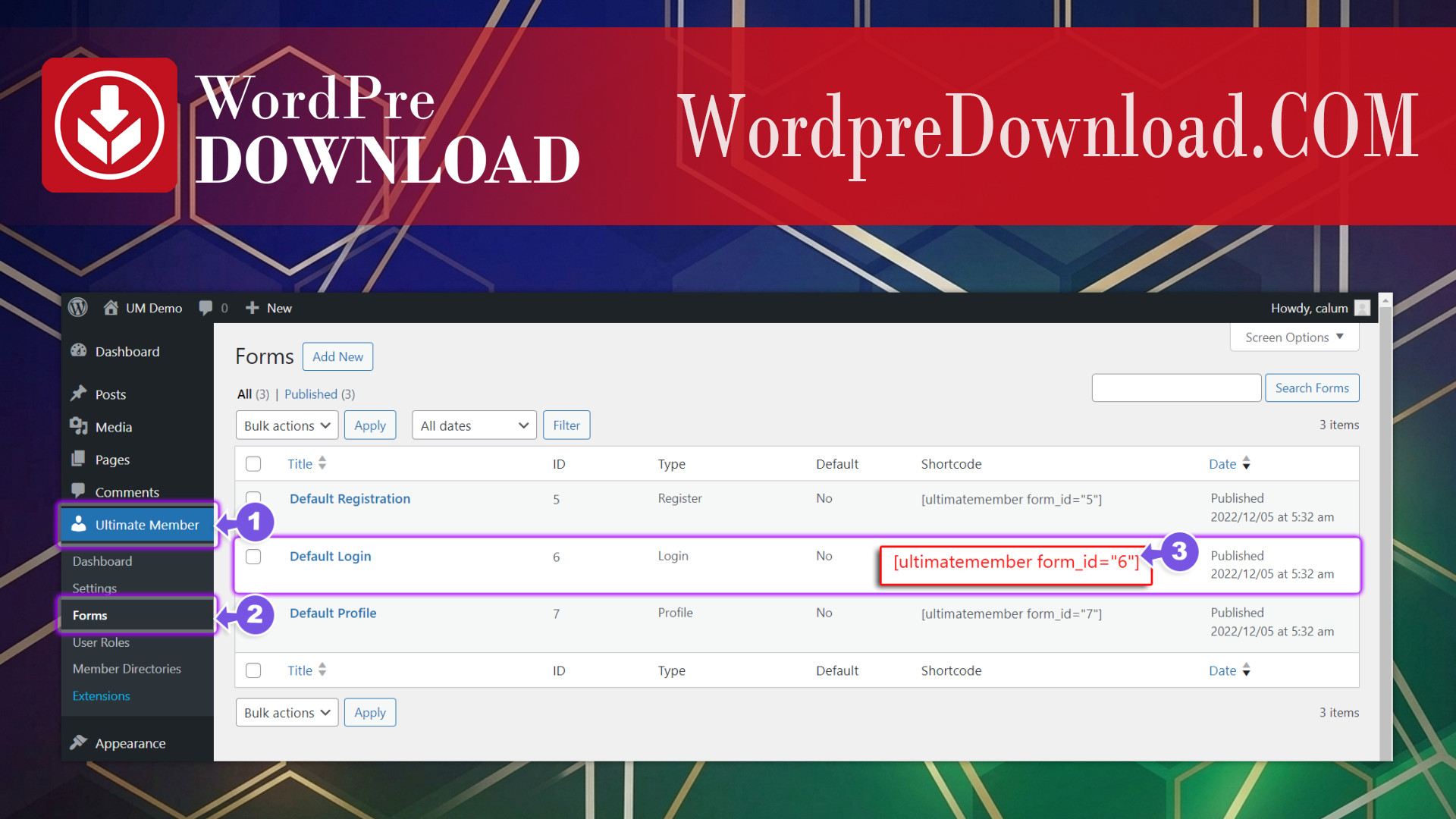 Ultimate Member Core Plugin – WordpreDownload.COM