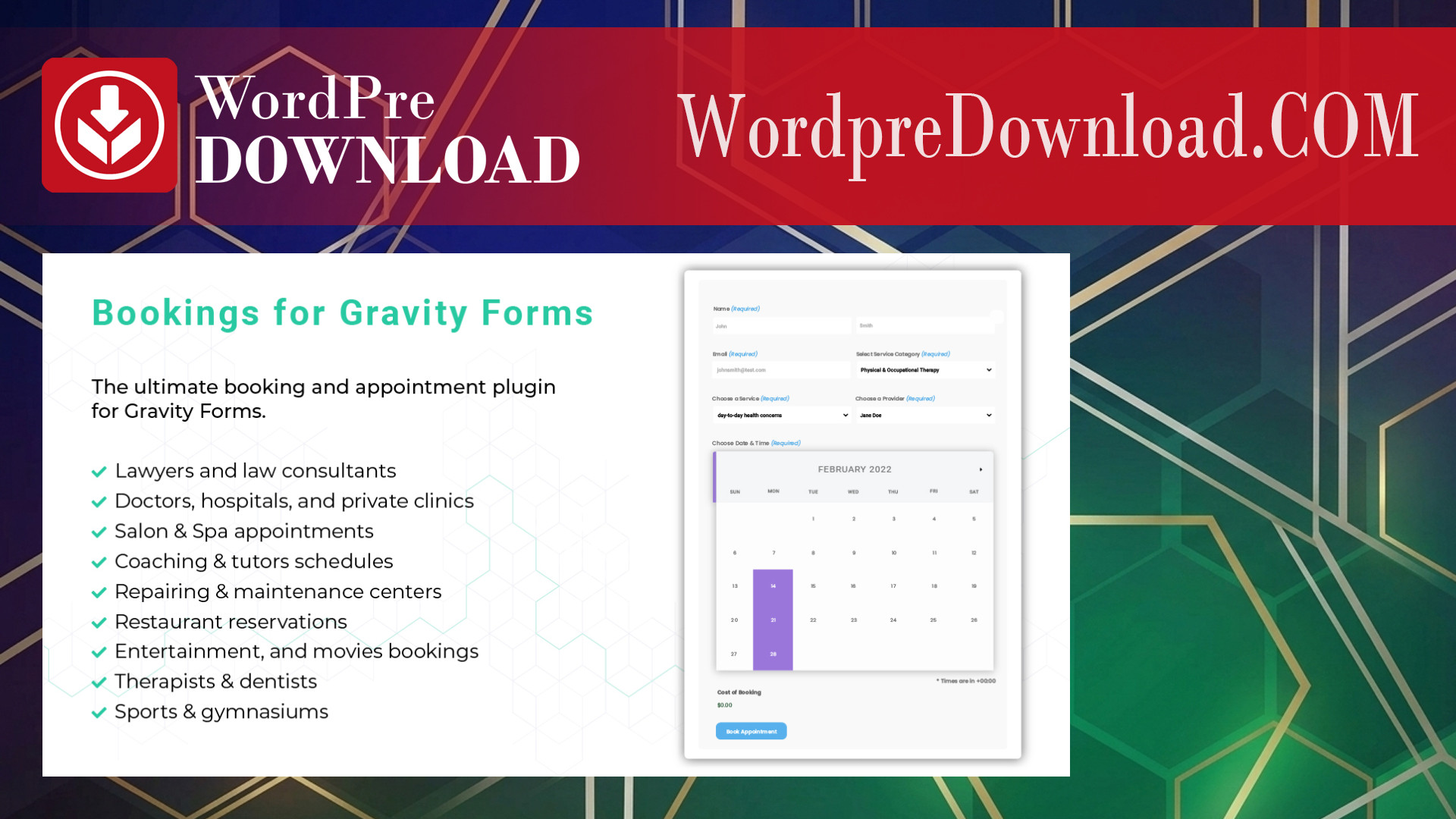Gravity Forms Bookings – WordpreDownload.COM