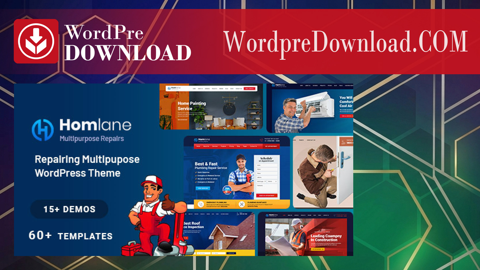 Homlane – Multipurpose Servicing And Repairing WordPress Theme – WordpreDownload.COM