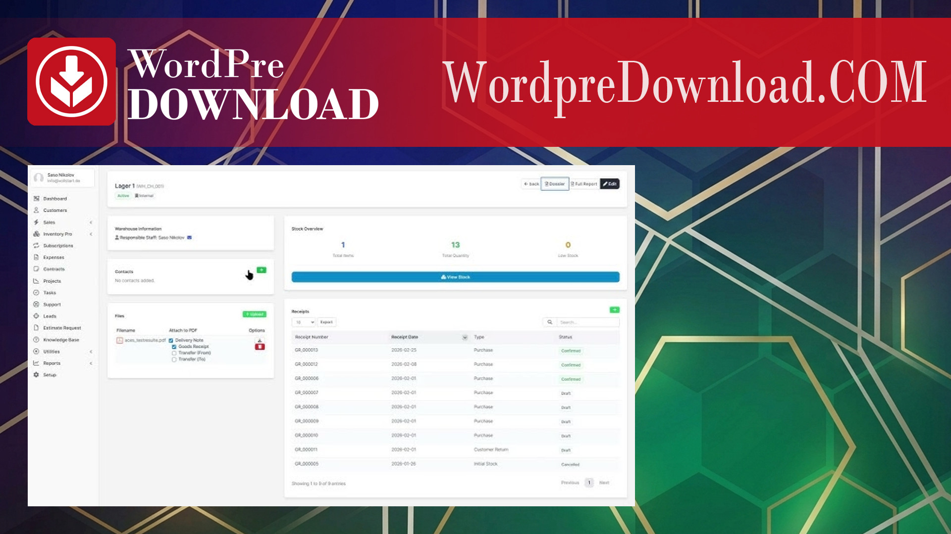 Inventory Management for Perfex CRM – WordpreDownload.COM