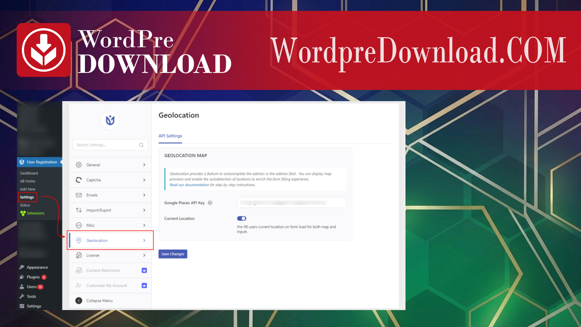 User Registration Geolocation Addon – WordpreDownload.COM
