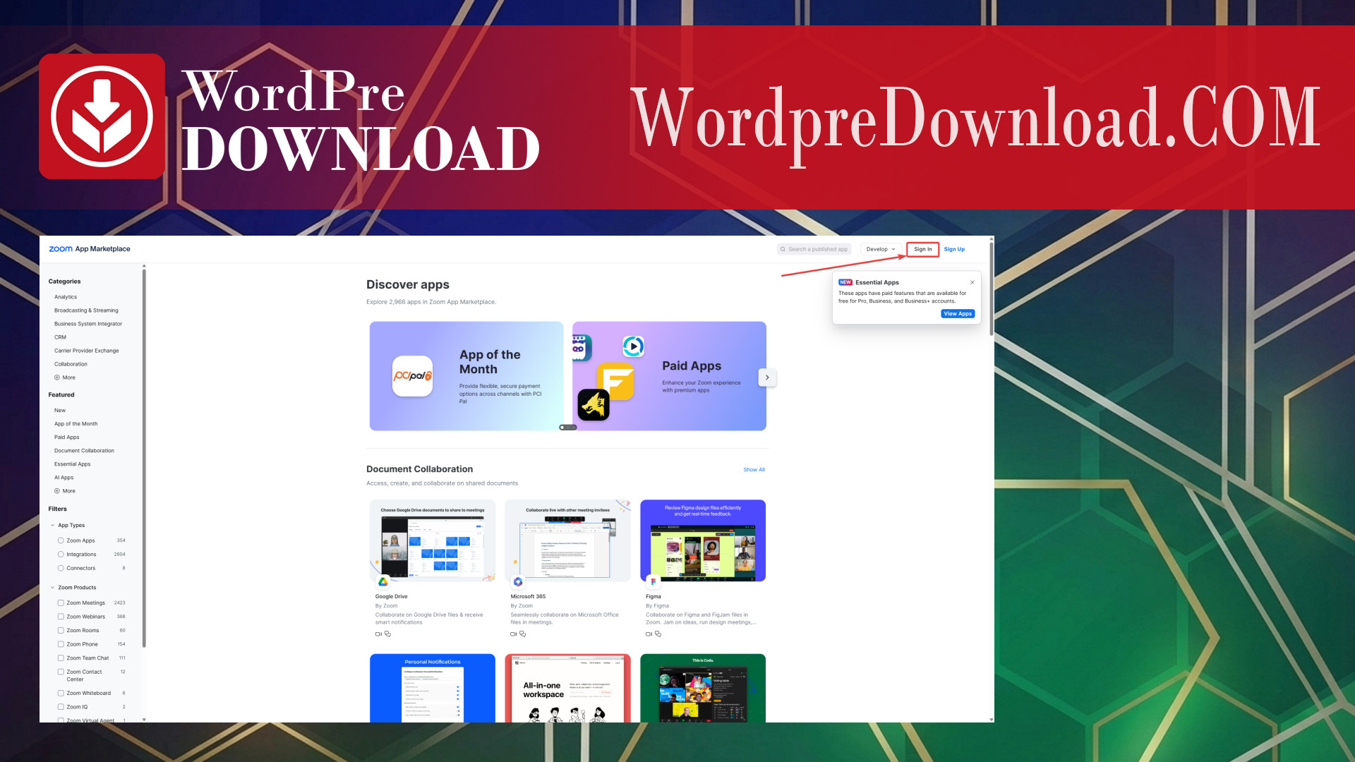 Zoom integration for Booknetic – WordpreDownload.COM