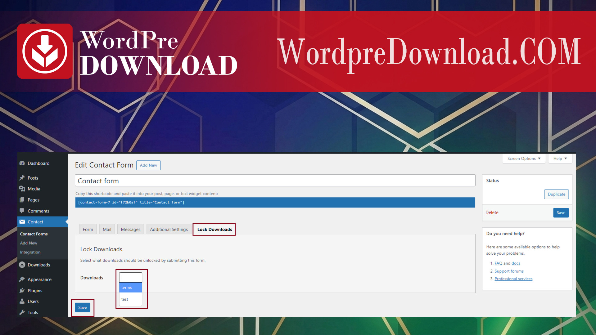 Download Monitor – Contact Form 7 – WordpreDownload.COM
