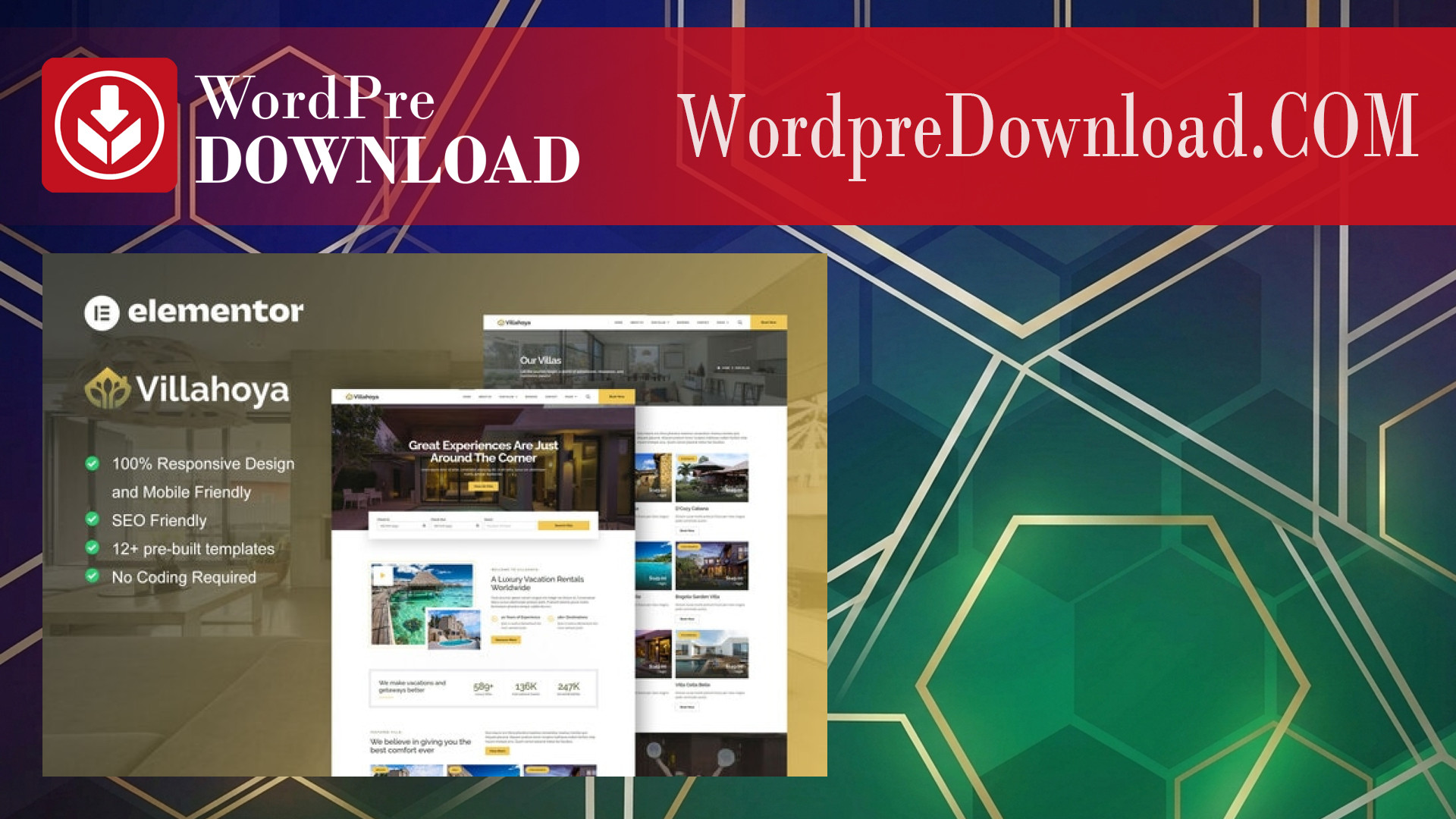 Villahoya – Villa Vacation Rental Elementor Template Kit – WordpreDownload.COM