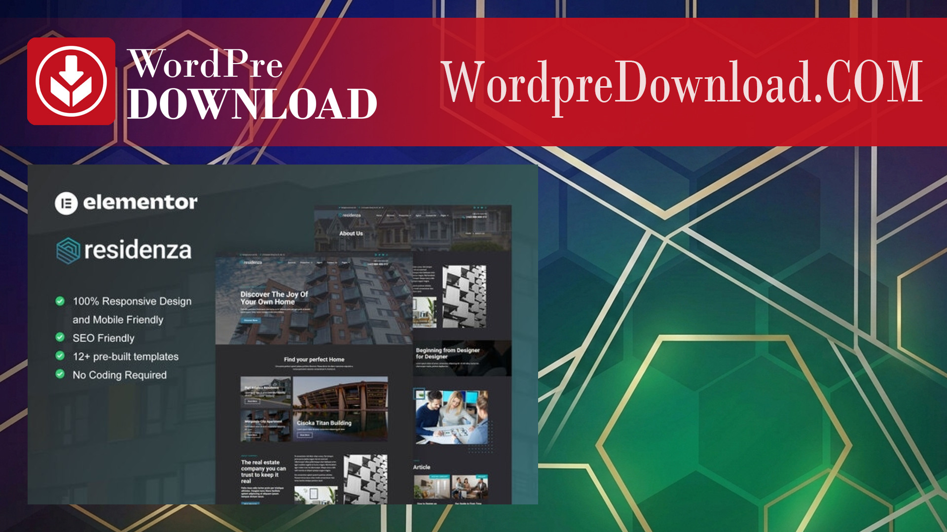Residenza – Real Estate and Property Elementor Template Kit – WordpreDownload.COM