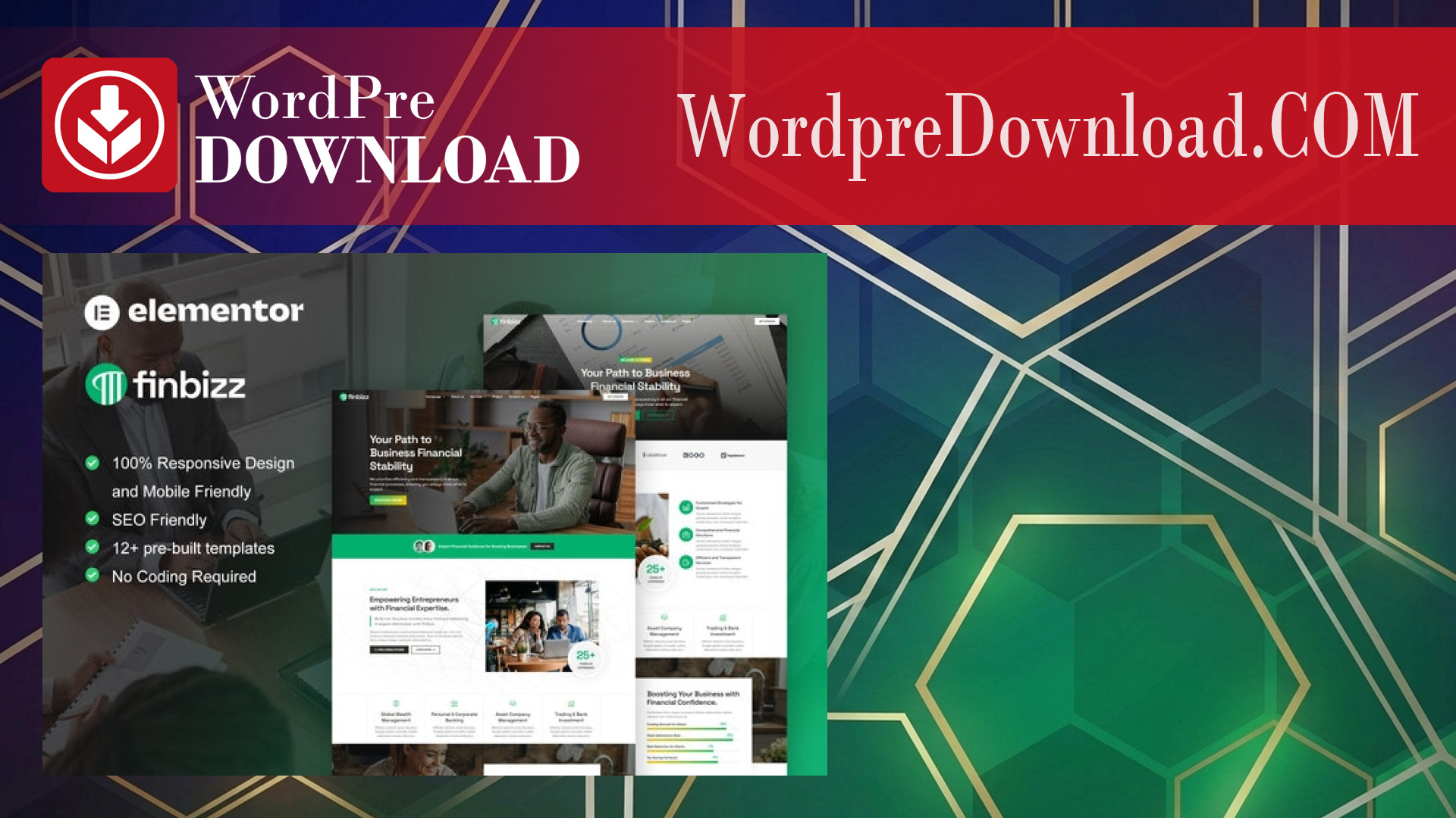 FinBizz – Finance and Investment Manager Elementor Template Kit – WordpreDownload.COM