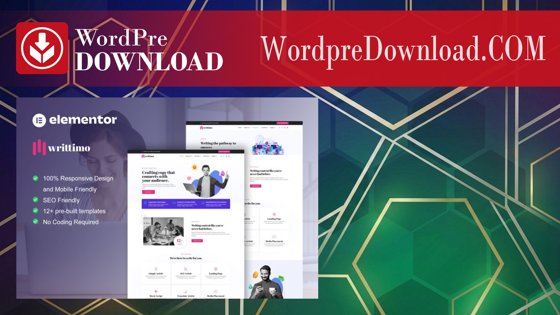 Writtimo – Content Writing Service Agency Elementor Kit – WordpreDownload.COM