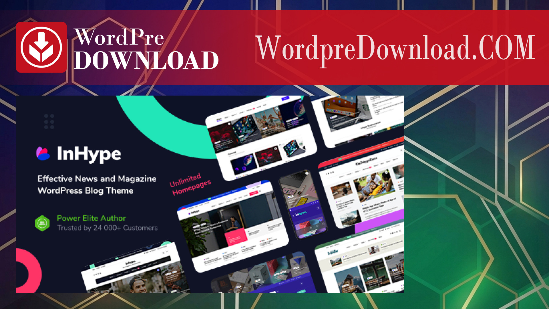 InHype Blog & Magazine WordPress Theme – WordpreDownload.COM
