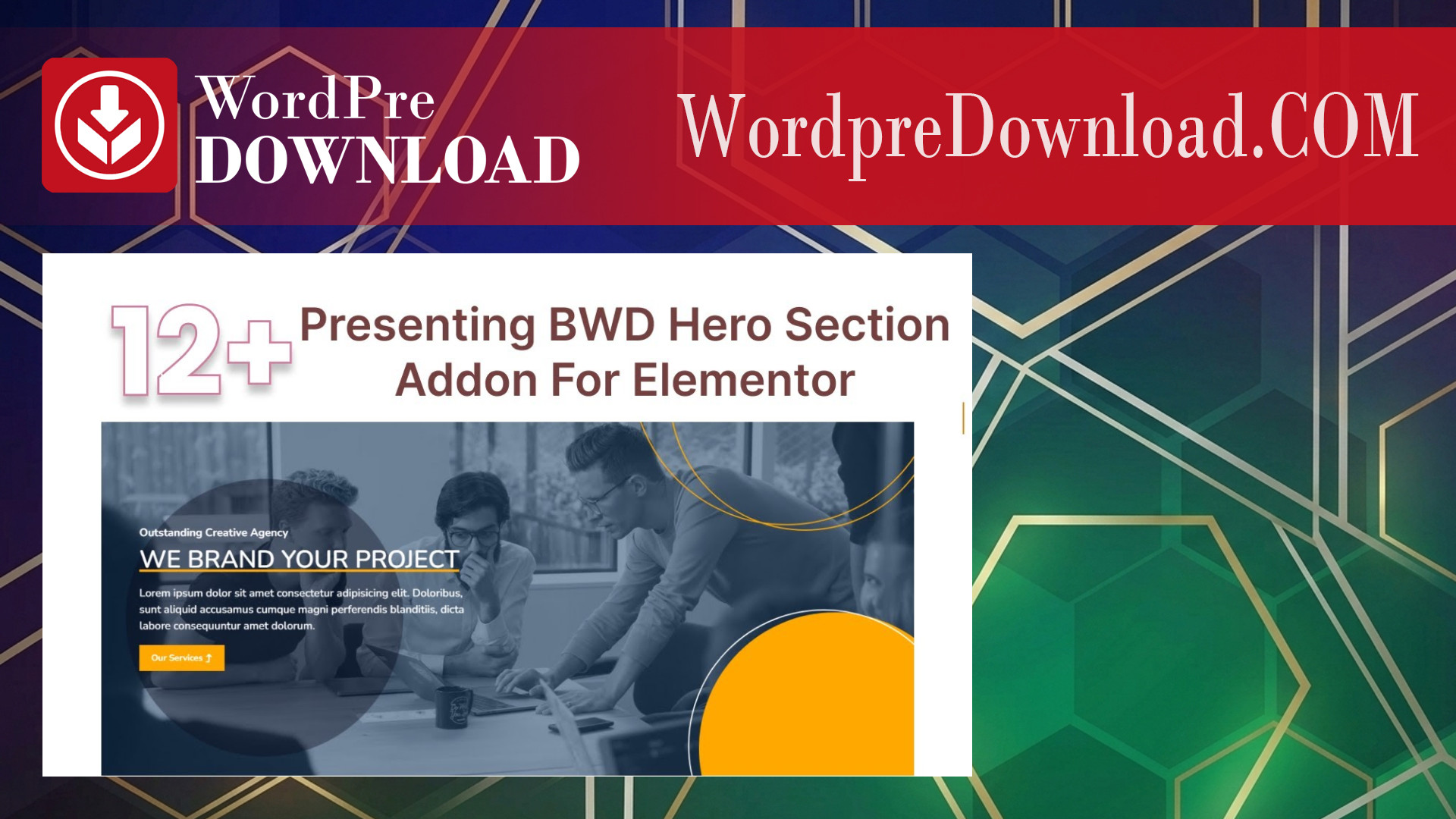 BWD Hero Section Addon For Elementor – WordpreDownload.COM